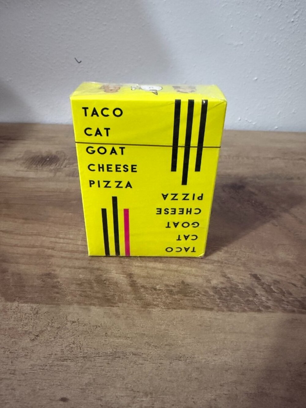 NWOT Taco Cat Goat Cheese Pizza Card Game 💛
